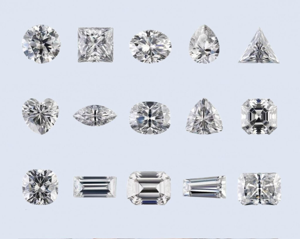 loose moissanite gemstones