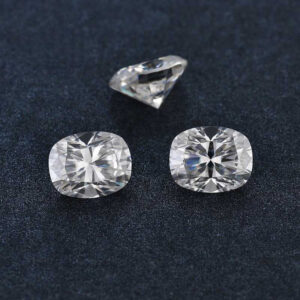 elongated cushion moissanite