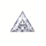 triangle cut moissanite