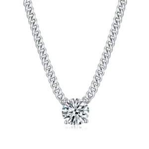 men's moissanite necklaces