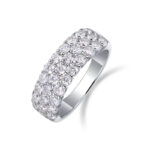 women's moissanite rings